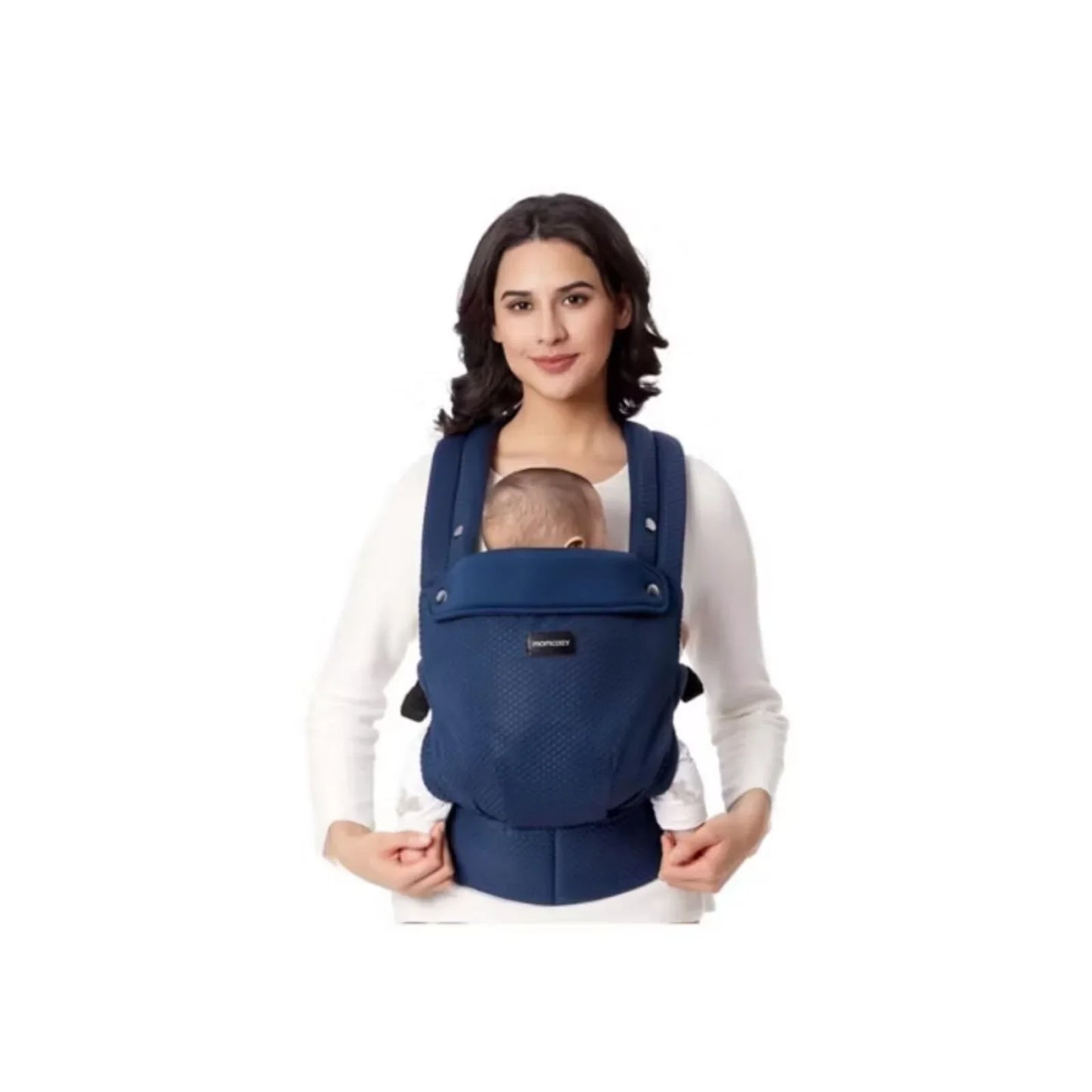 Momcozy Baby Carrier Newborn to Toddler Air Mesh - Blue