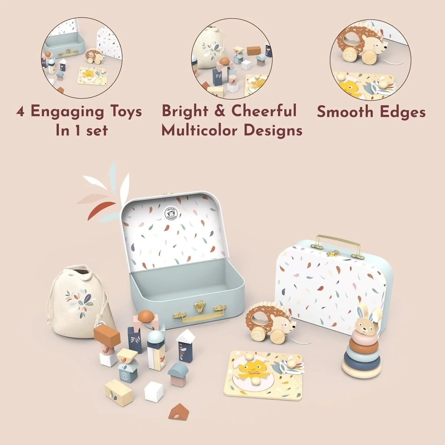 Speedy Monkey My First Toy Box