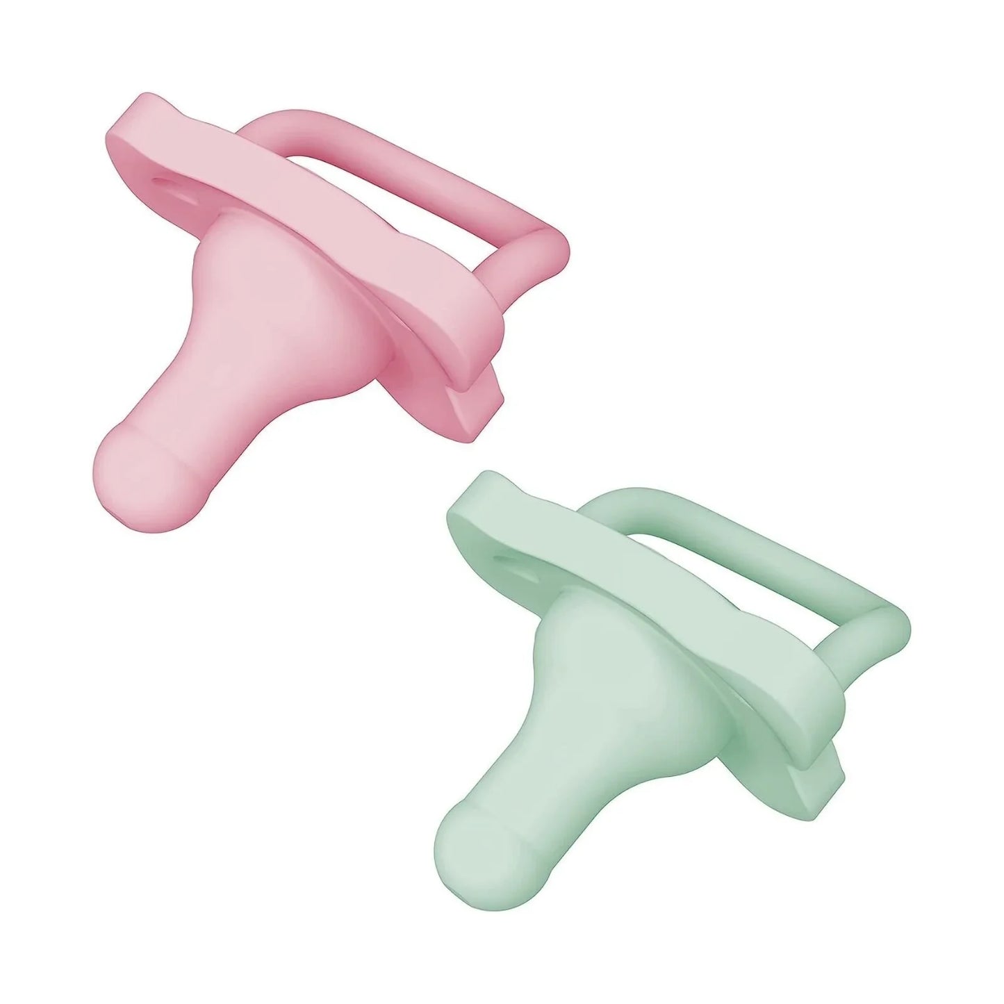 Dr. Brown's One Piece Silicone Soother 0+ months Pack of 2 - Pink