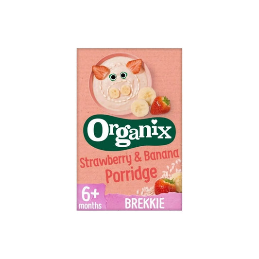 Organix Strawberry & Banana Porridge 6+ months 120g