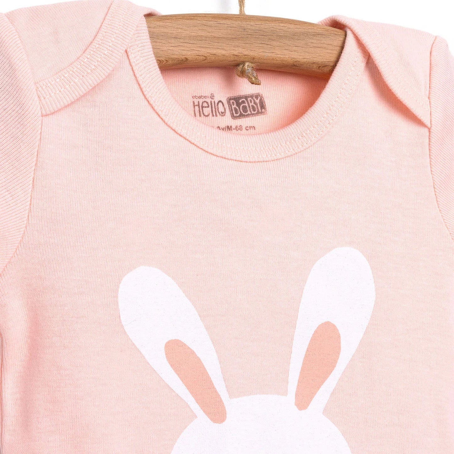 HelloBaby Short Sleeve Bodysuit - Pink