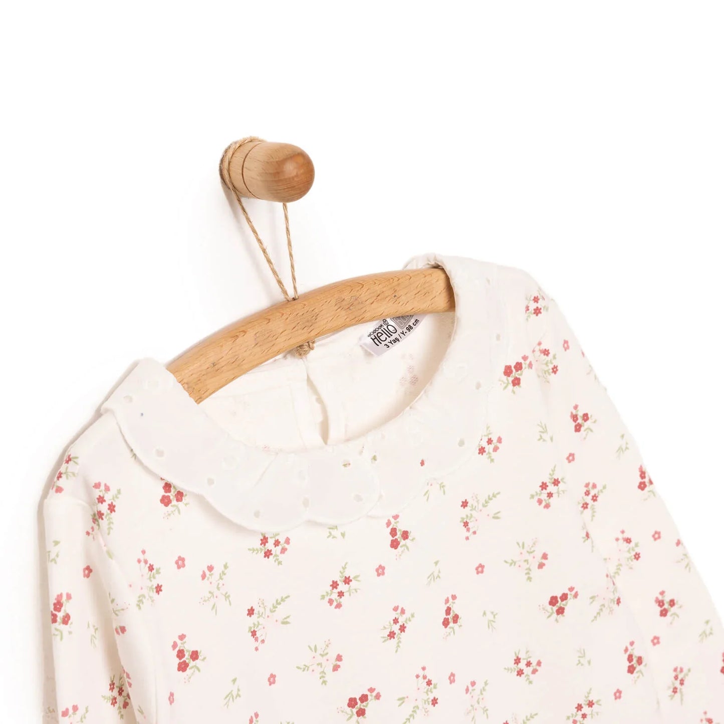 HelloBaby Baby Girl Winter Fairytale Sweatshirt - Ecru