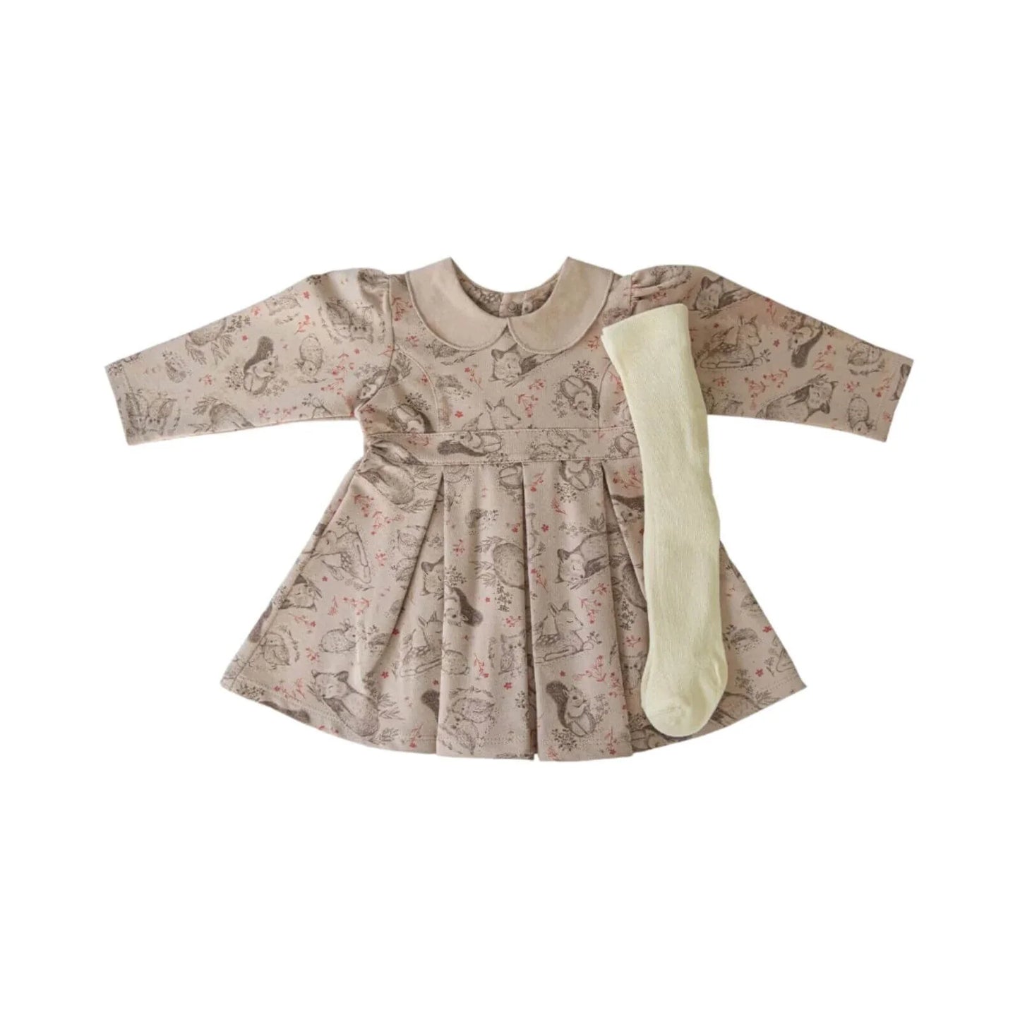 Kitikate Organic Grace Dress with Tights