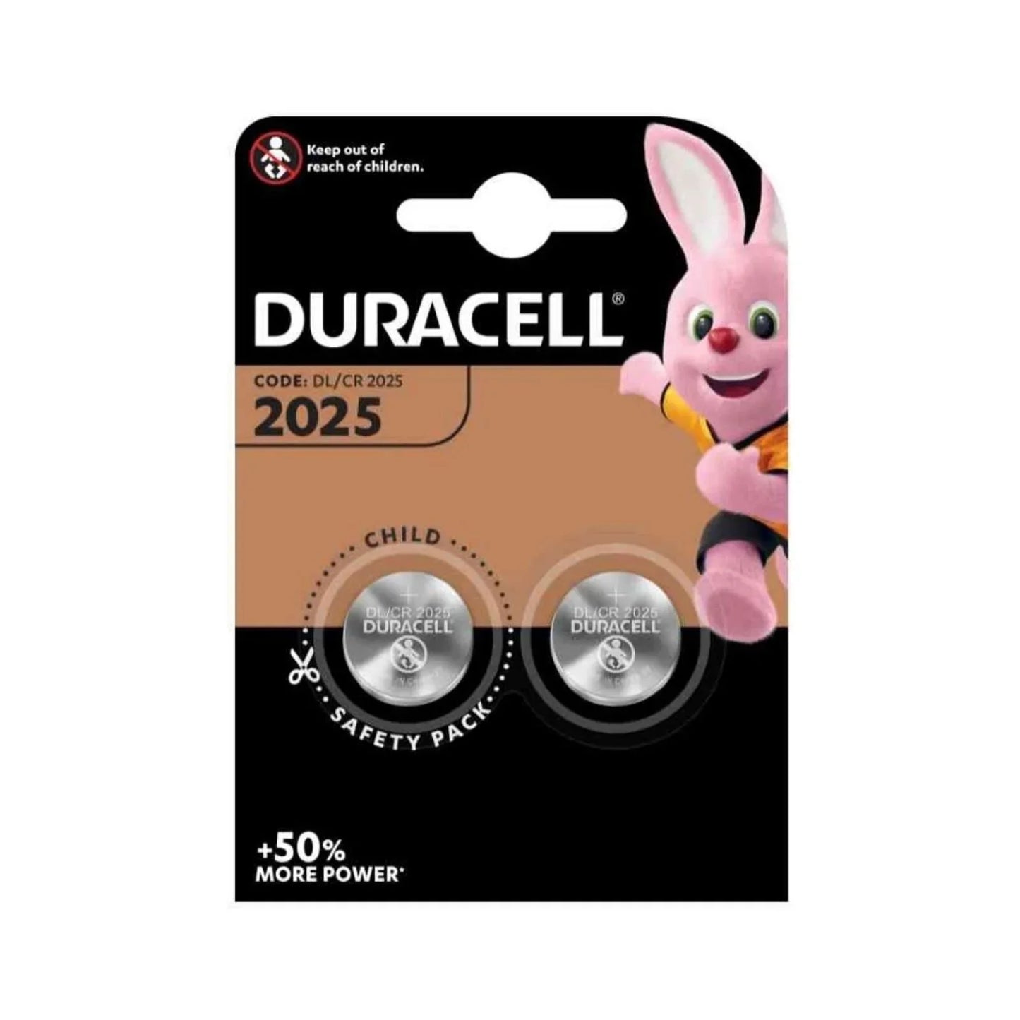 Duracell Electronics 2025 Lithium Coin Battery 2 pcs