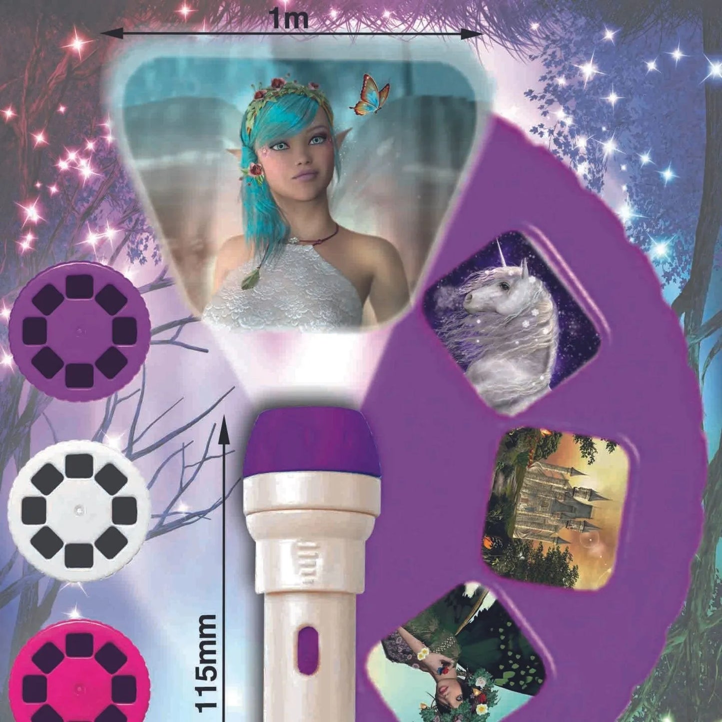 Brainstorm Torch and Projector - Fairy & Unicorn