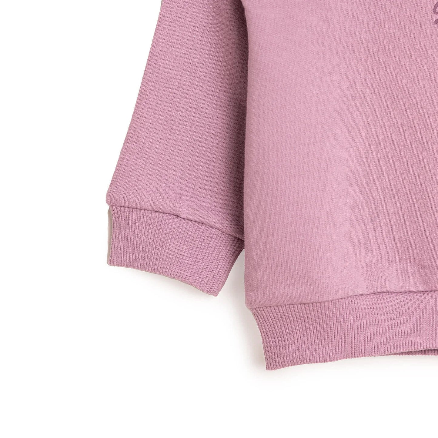 HelloBaby Baby Girl Sweatshirt Footless Bottom - Purple