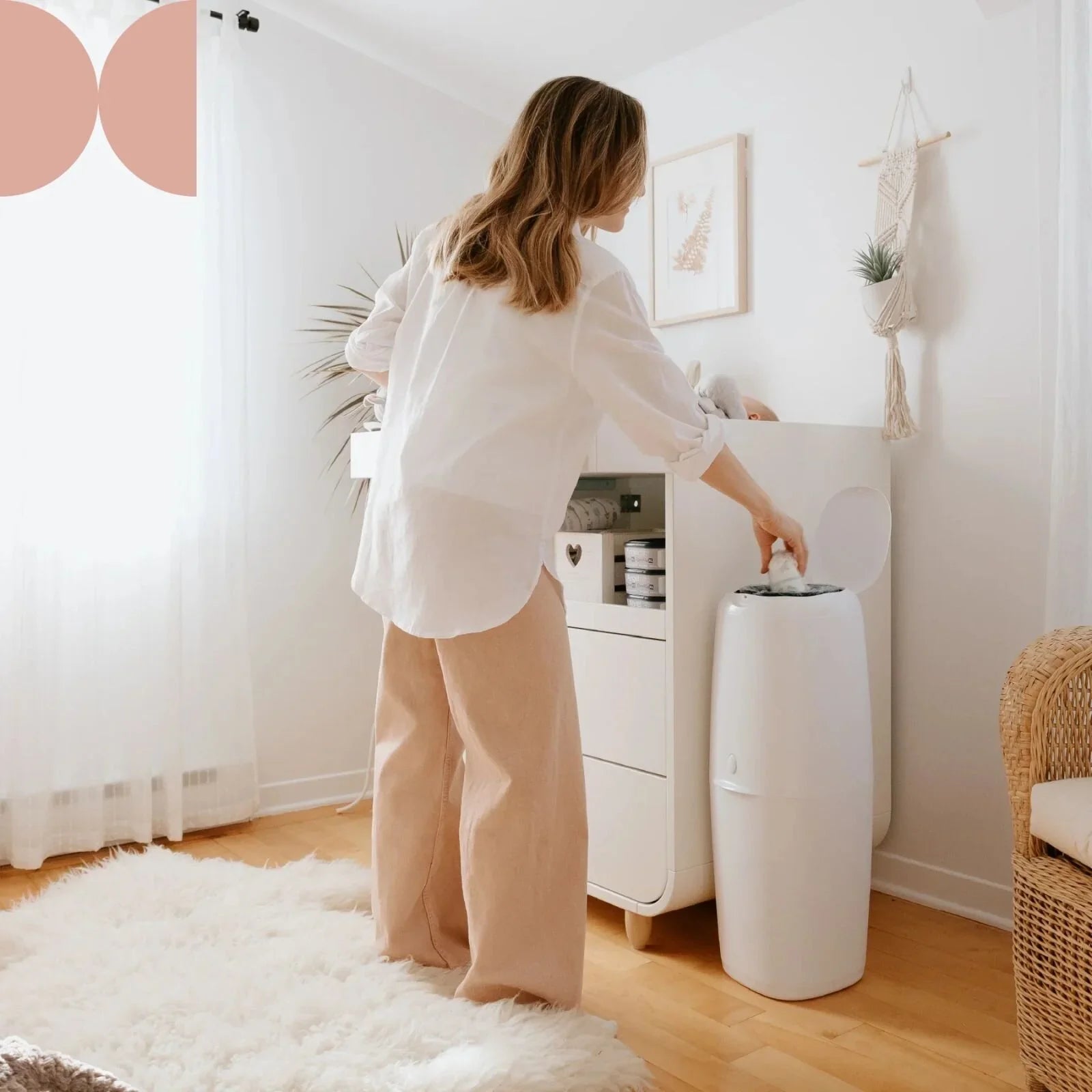 Angelcare Classic XL Nappy Bin with 1 Refill