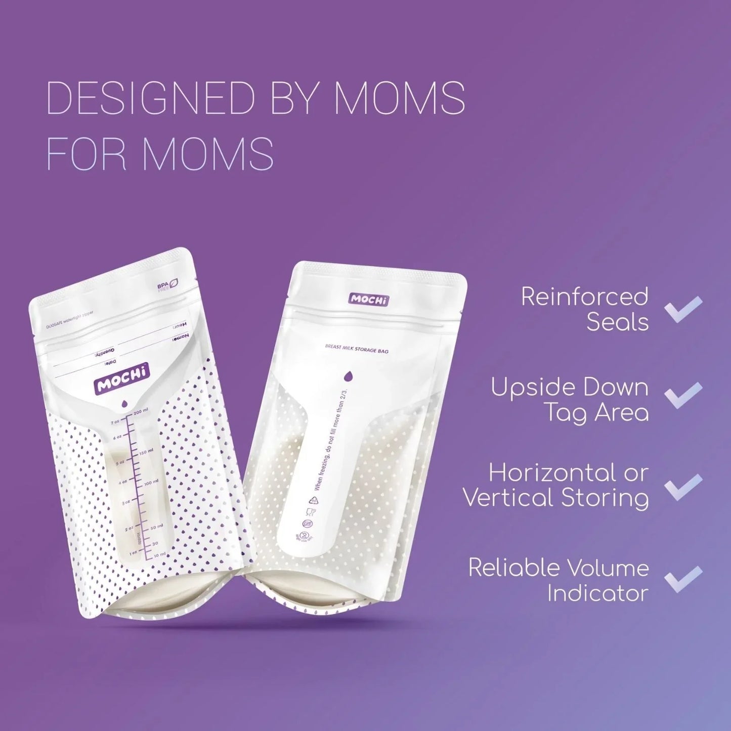 Mochi Breastmilk Storage Bags 50 pcs