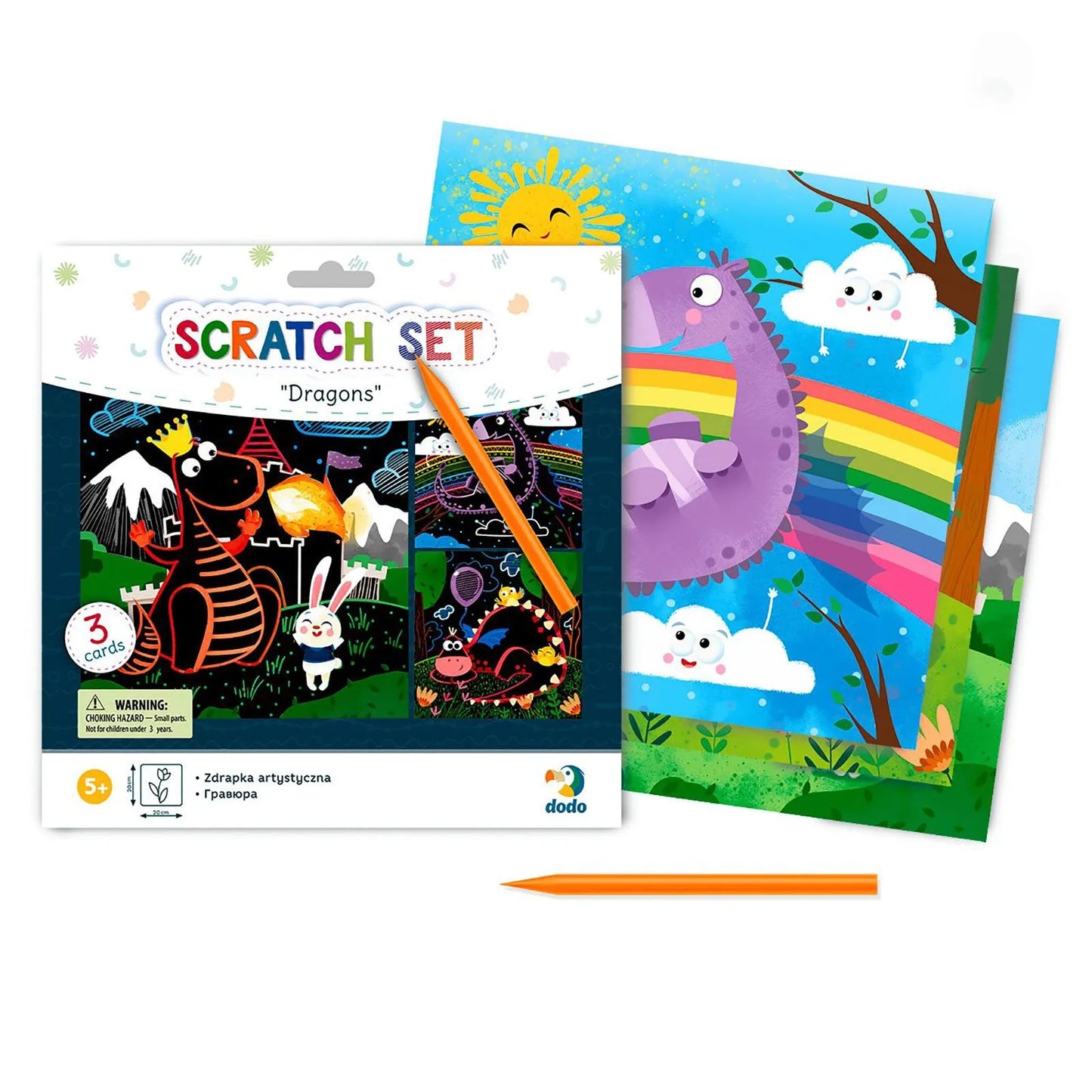 Dodo Scratch Set Dragons