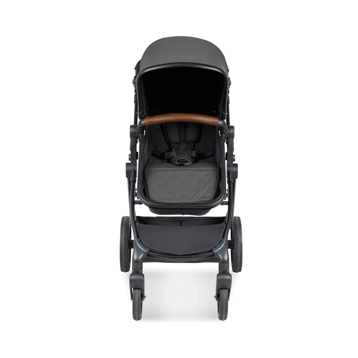 Ickle Bubba Cosmo 2-in-1 Pushchair & Carrycot - Black/Graphite Grey/Tan