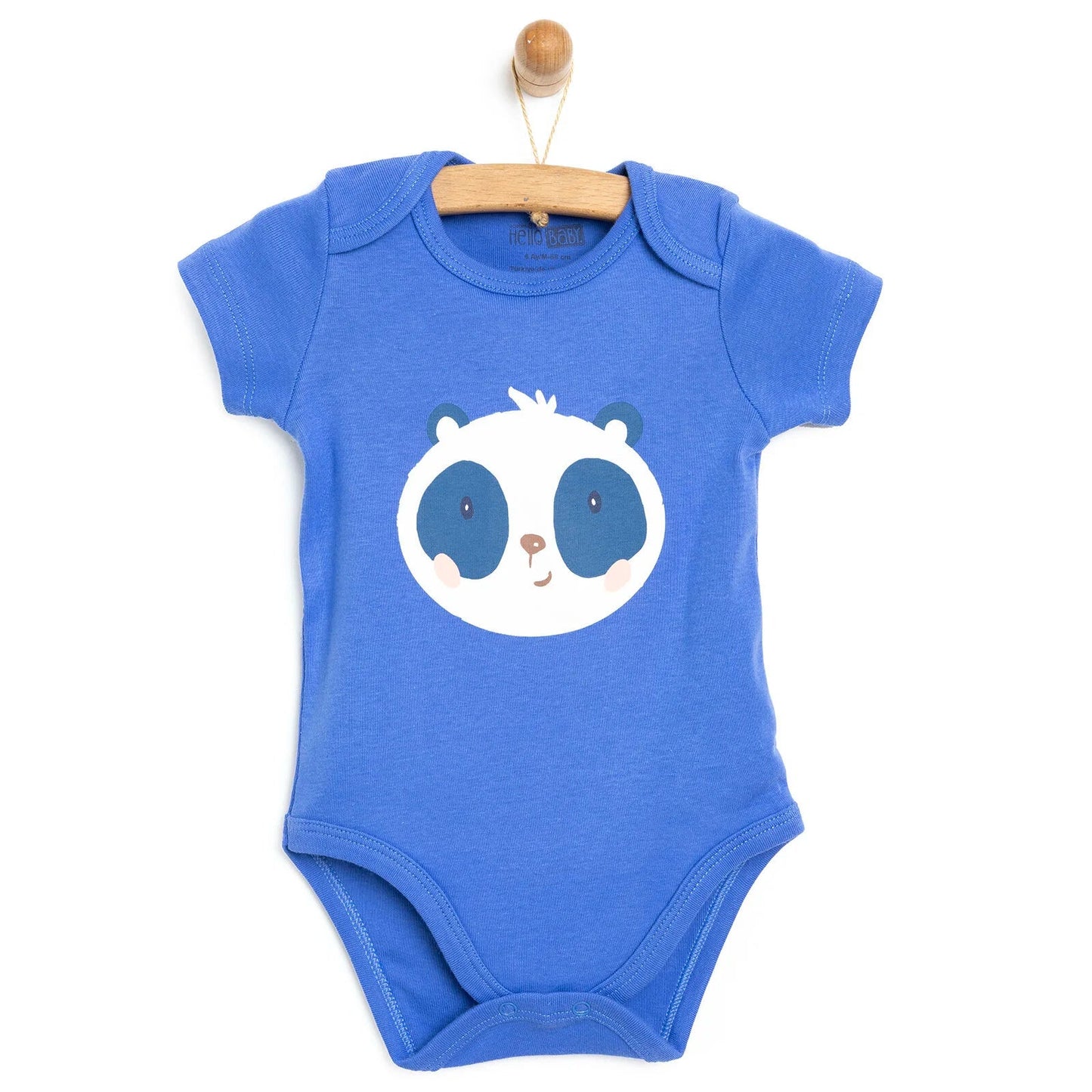 HelloBaby Short Sleeve Bodysuit - Dark Blue