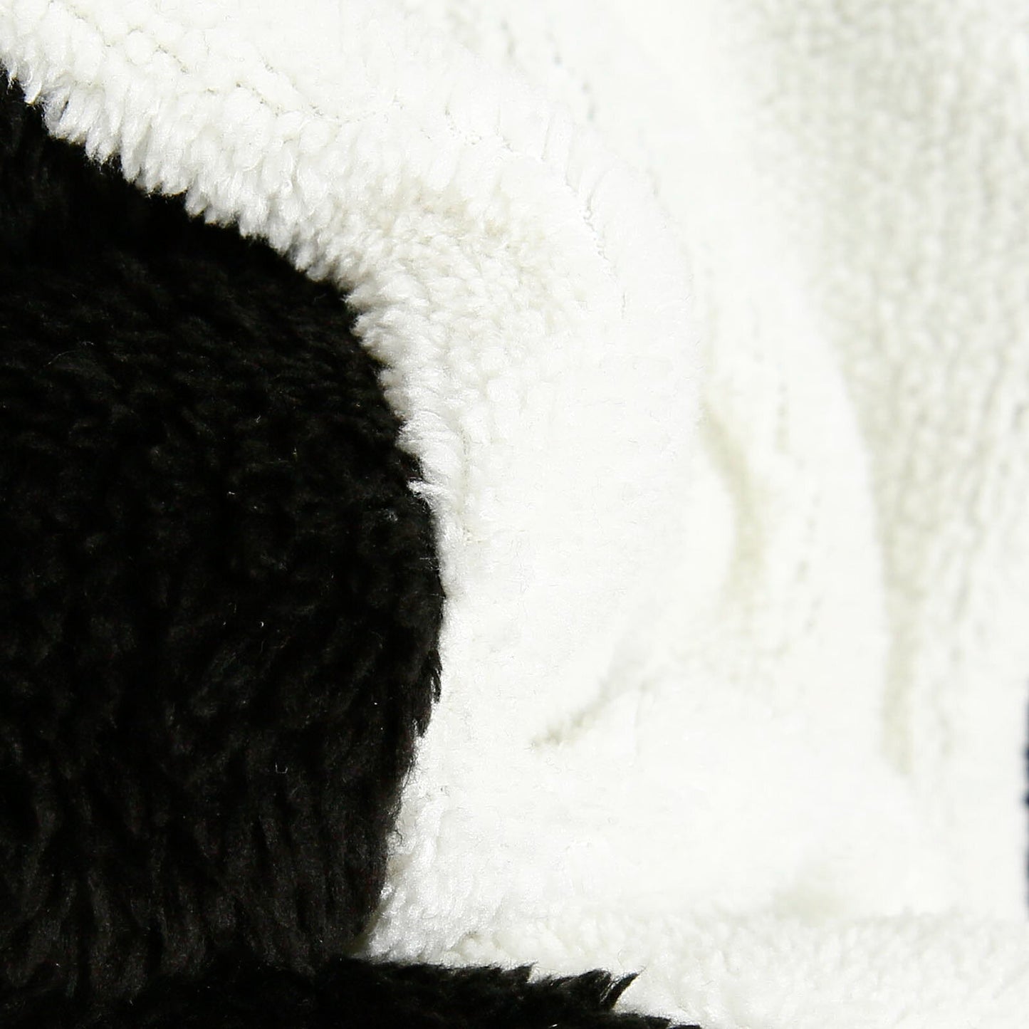 Midimod Newborn Welsoft Penguin Footed Jumpsuit - Black