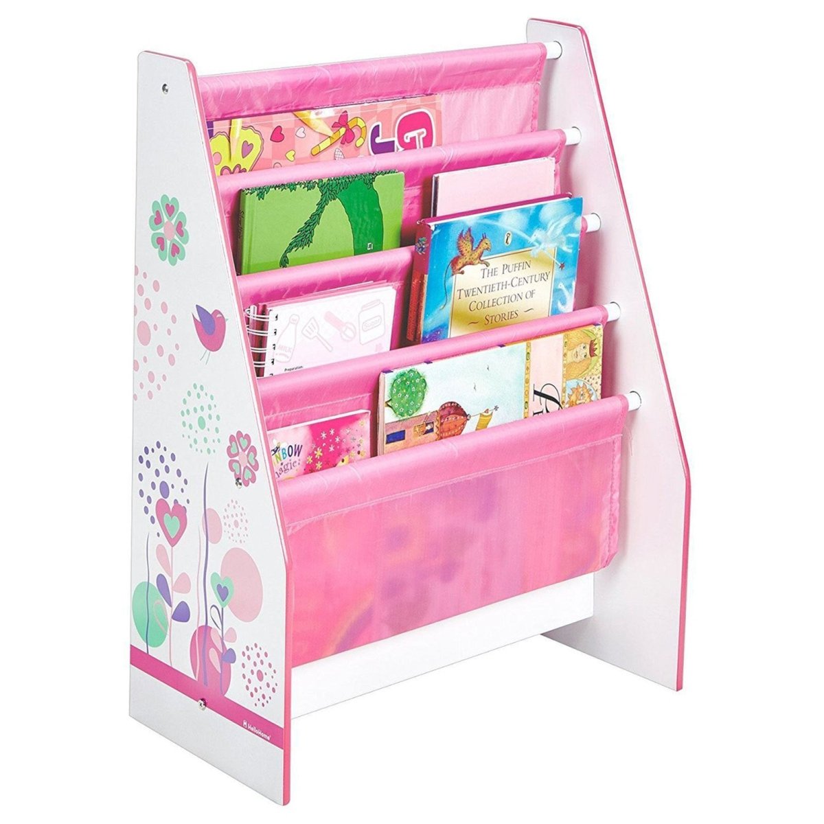 Hello Home Kids Sling Bookcase - Flowers and Birds