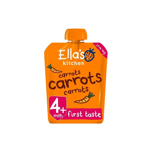 Ella's Kitchen Organic Carrots First Taste Baby Food Pouch 4+ months 70g