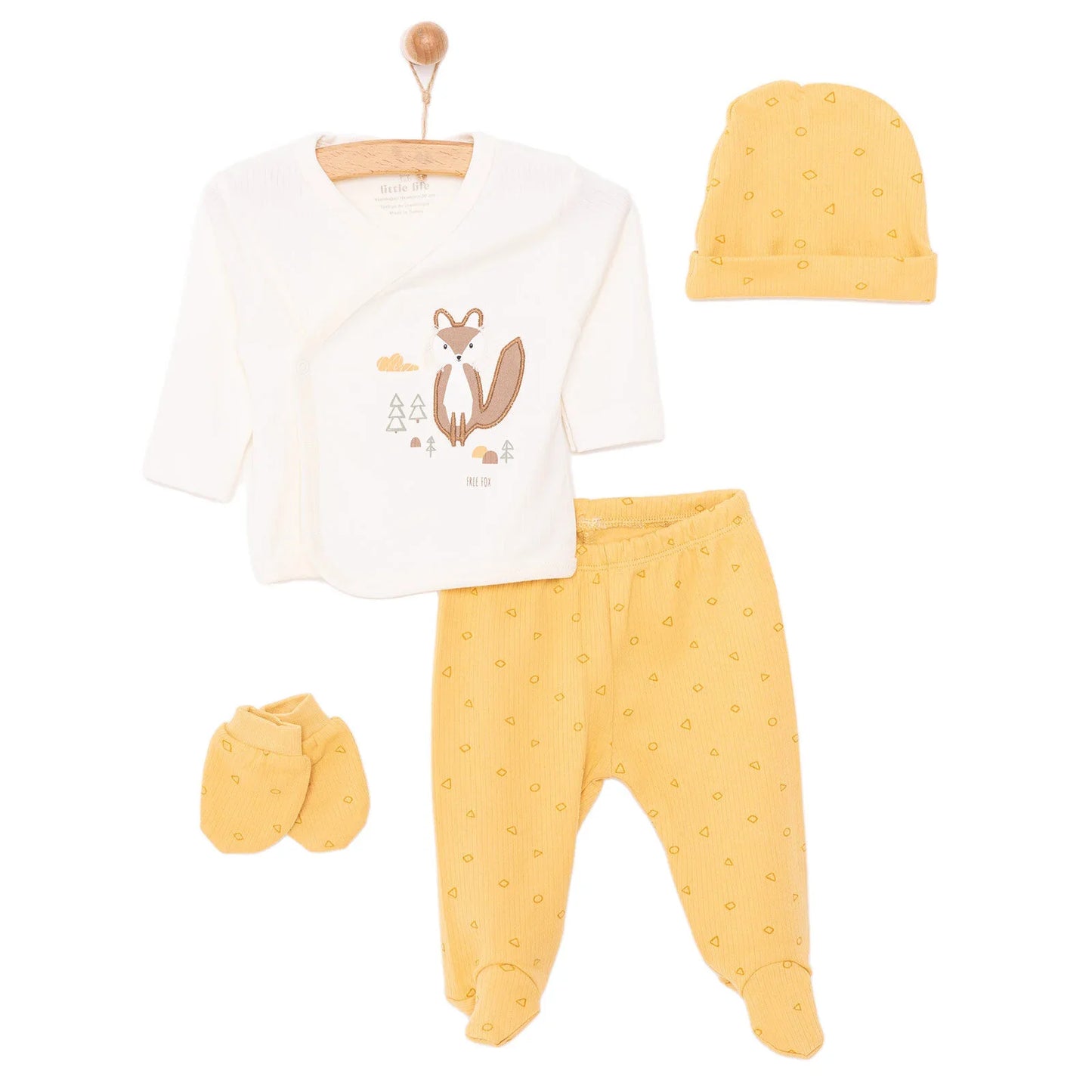 Little Life Newborn Unisex 5 pcs Starter Set - Ecru