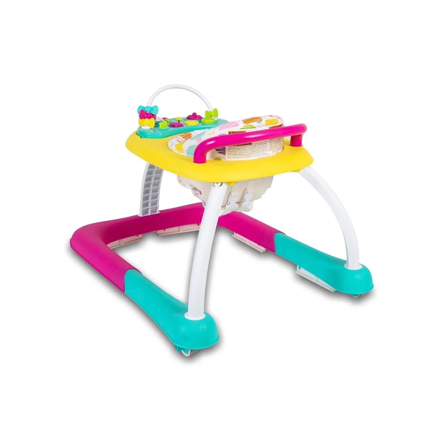 Red Kite Baby Go Round Kiddo Walker & Push Along Combined - Pink
