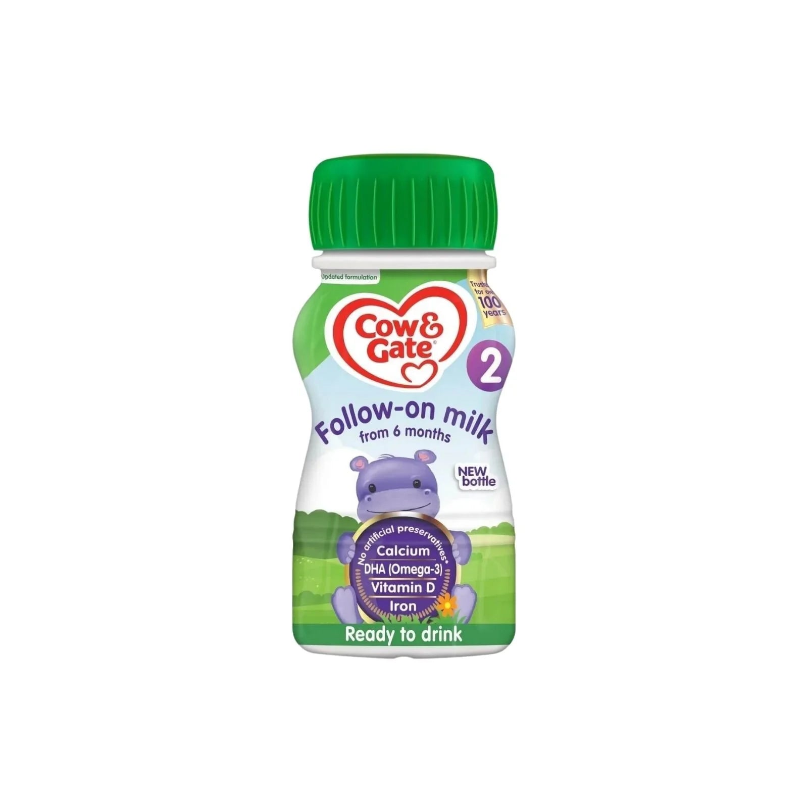 Cow & Gate 2 Follow On Ready to Drink Liquid Milk 6+ months 200ml