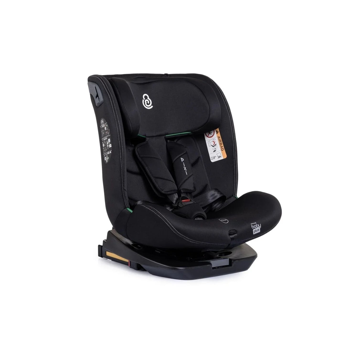 baby plus Pixi i-Size Car Seat - Black