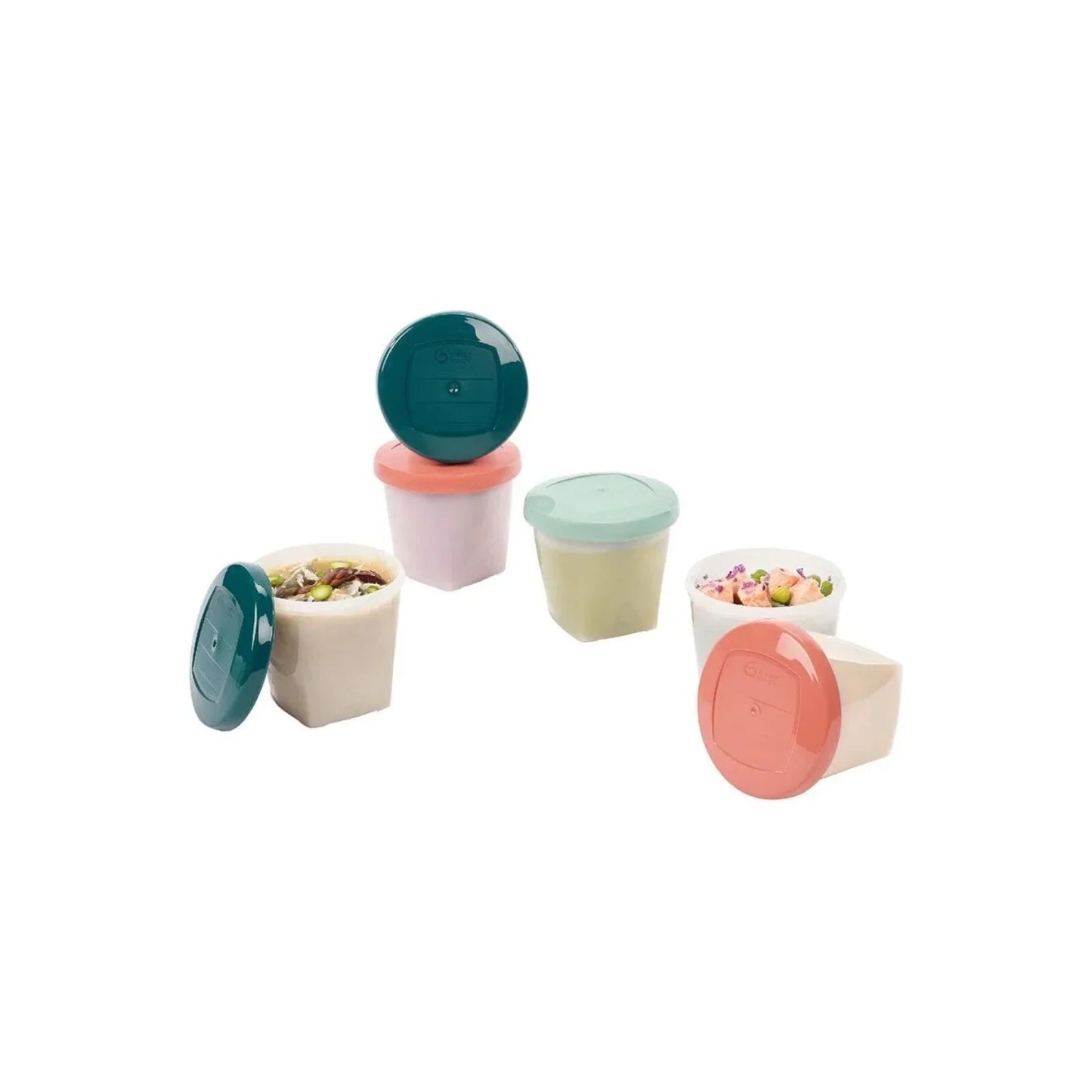 Babymoov Bio-Sourced Babybols Food Containers 250ml Pack of 6