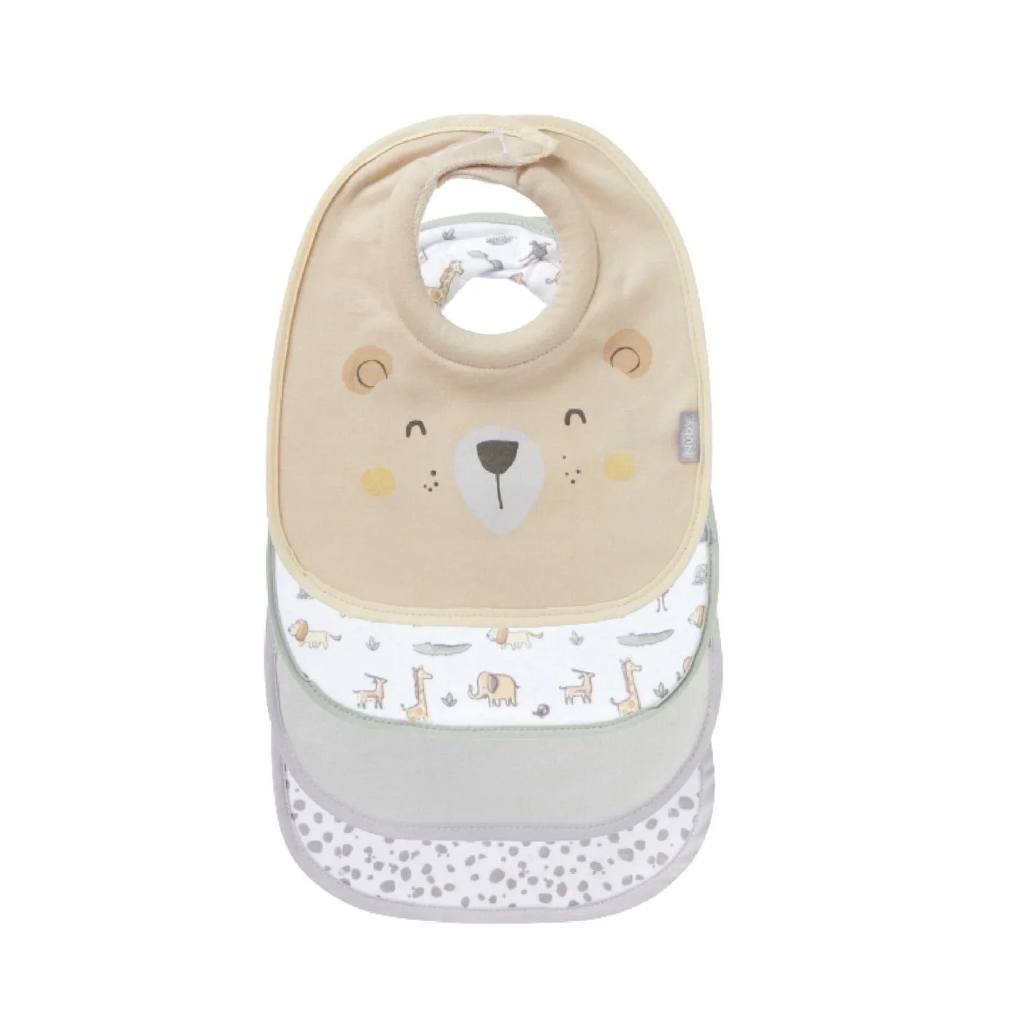 Nuby Snug and Dry Bibs Pack of 4