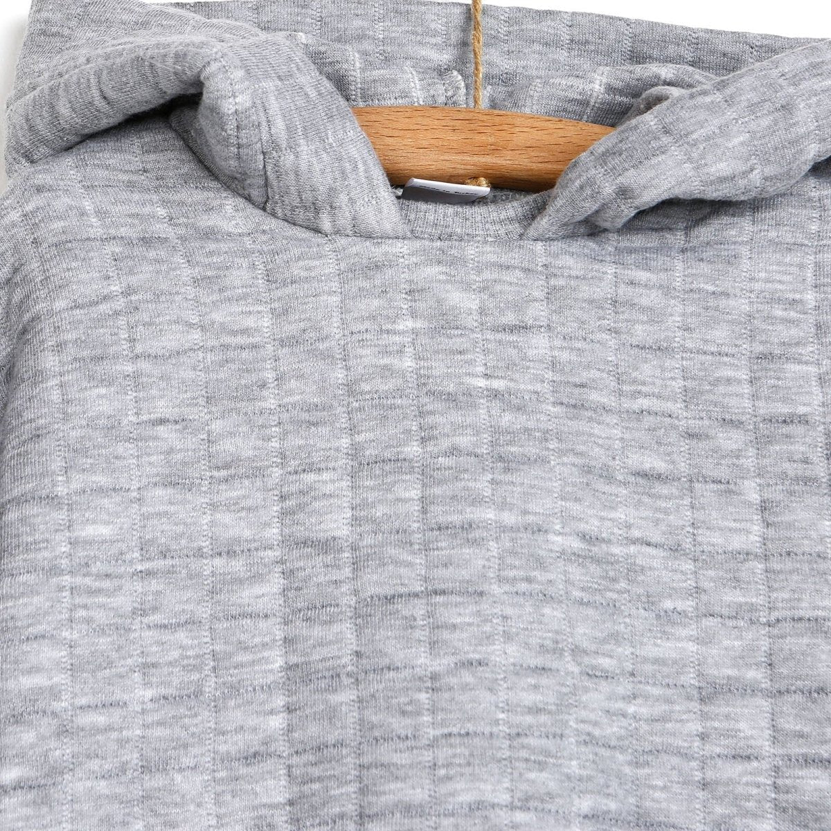 Tuffy Sweatshirt- Footless Bottom - Grey Melange