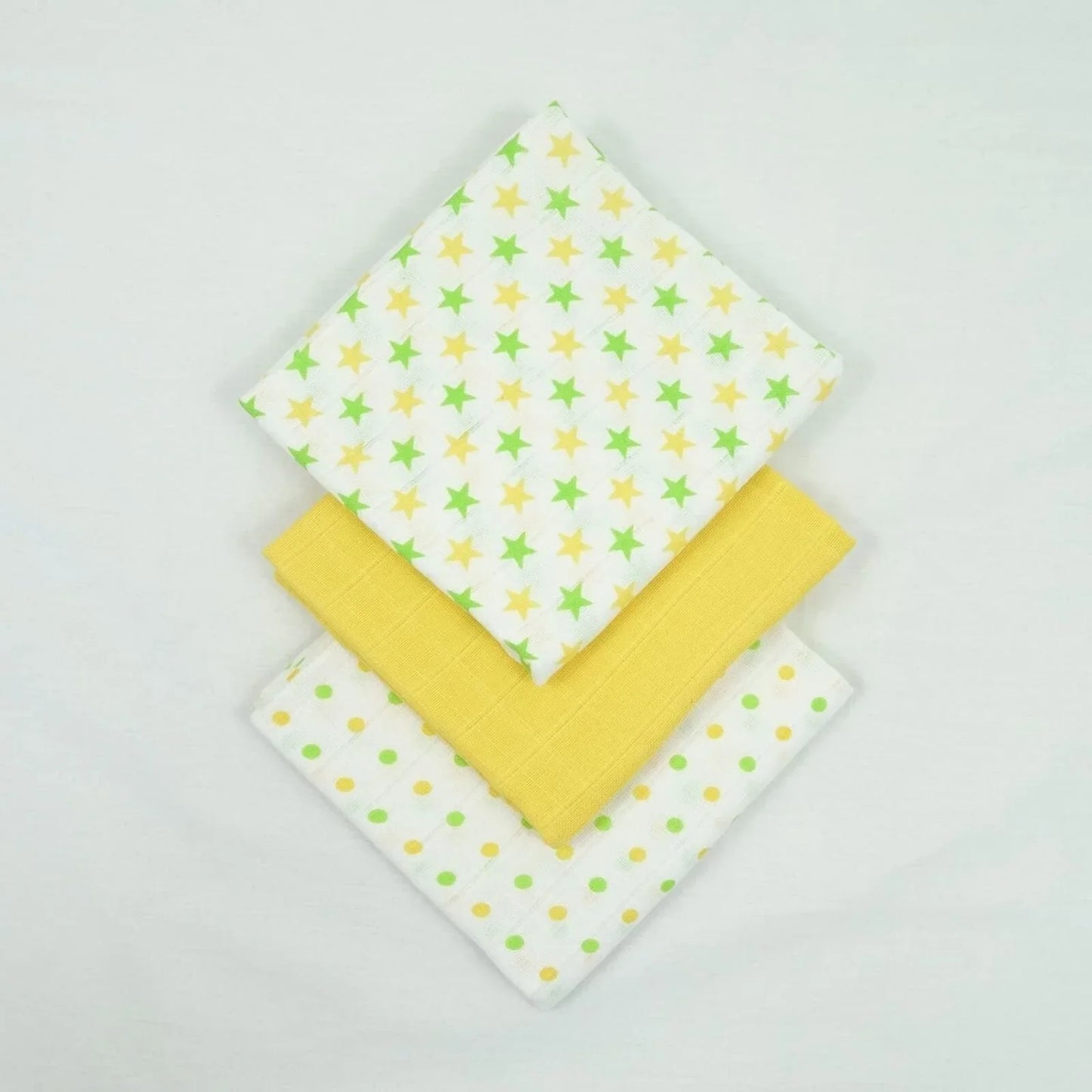 MuslinZ Muslin Squares 70x70cm 6 pcs - Yellow