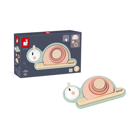 Janod Stackable Sensory Snail Sweet Cocoon