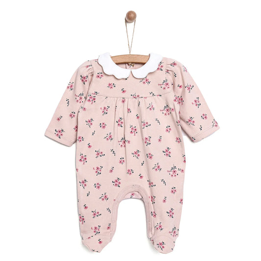 HelloBaby Newborn Baby Girl Romper - Beige