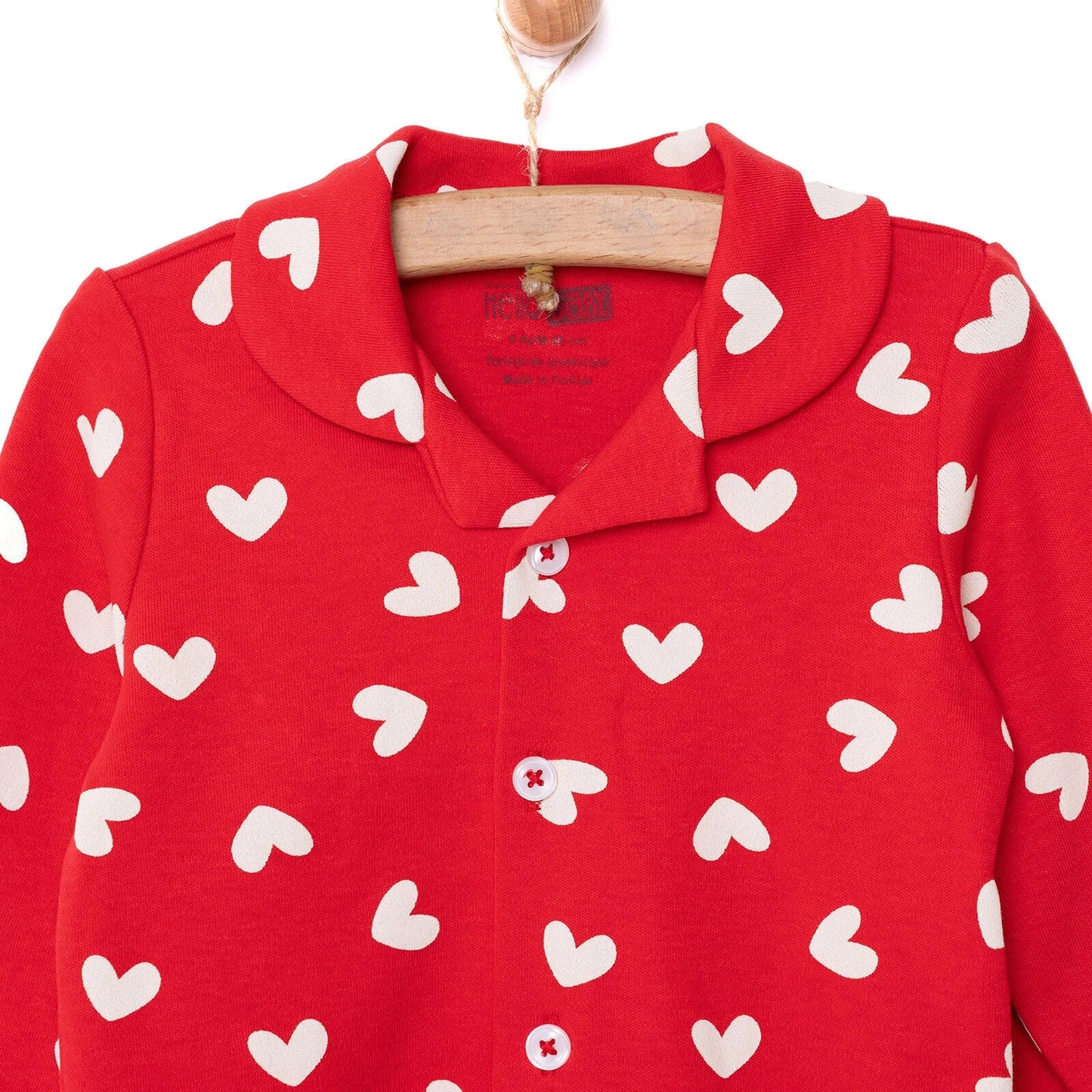 HelloBaby Girl Long Sleeve Pyjamas Set - Red