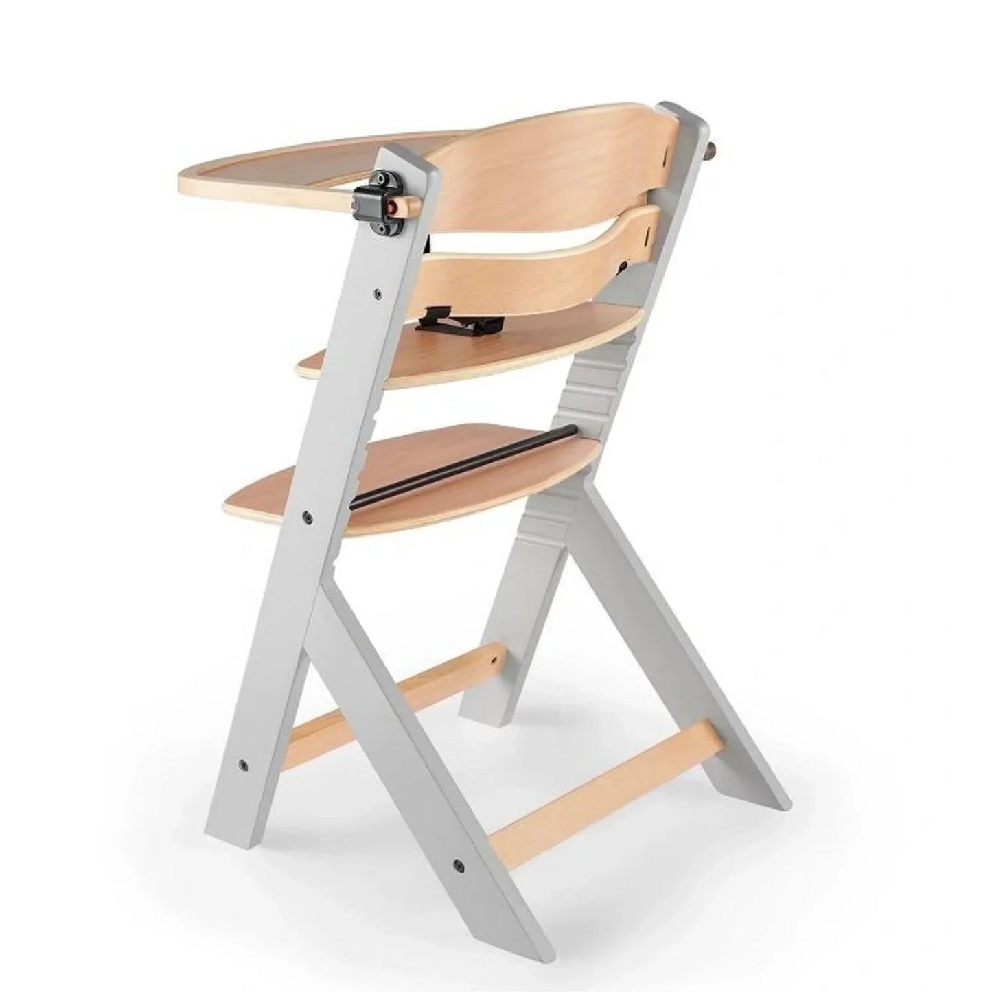 Outlet - Kinderkraft Enock Wooden Highchair - Wooden Grey
