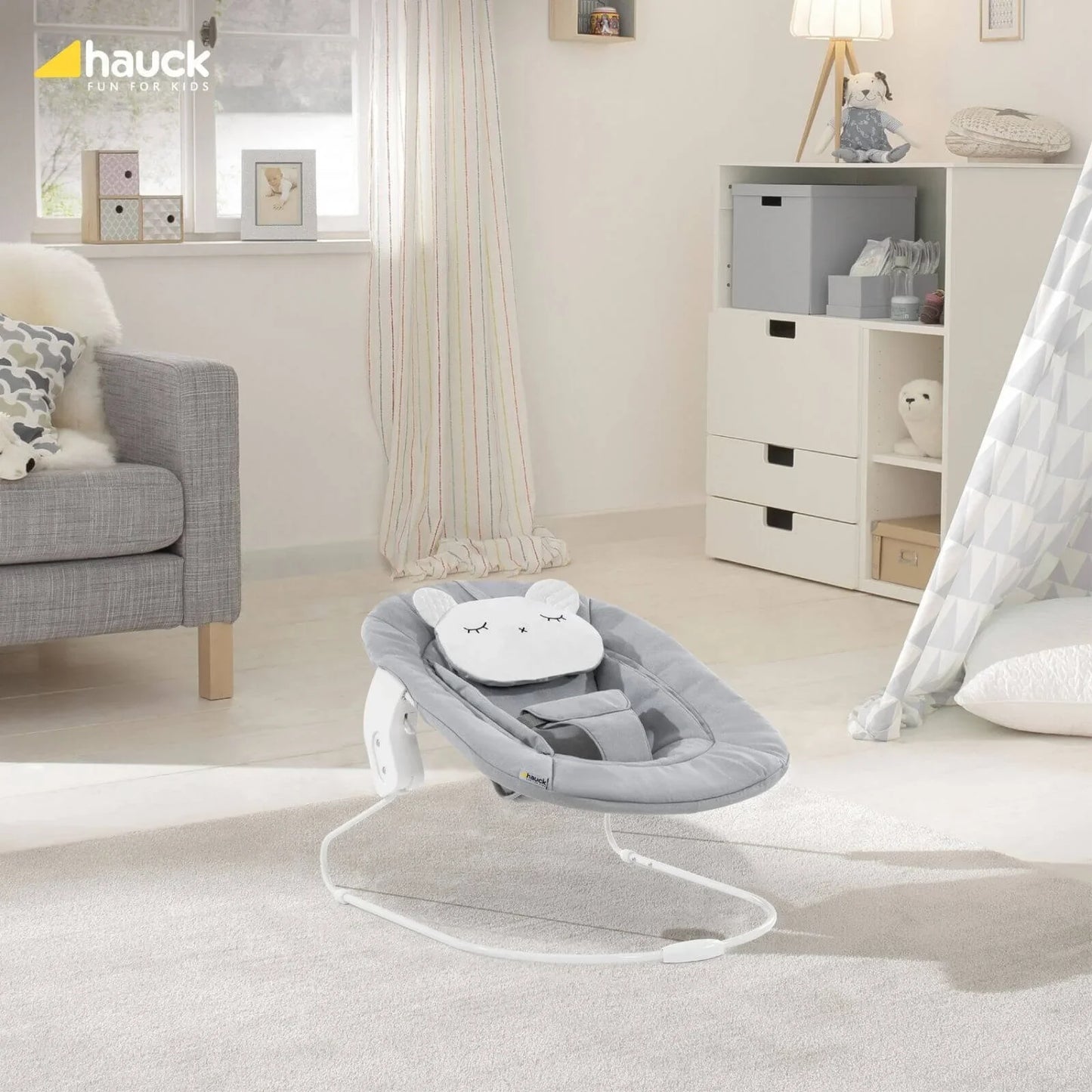 Hauck Alpha Bouncer 2-in-1 - Light Grey