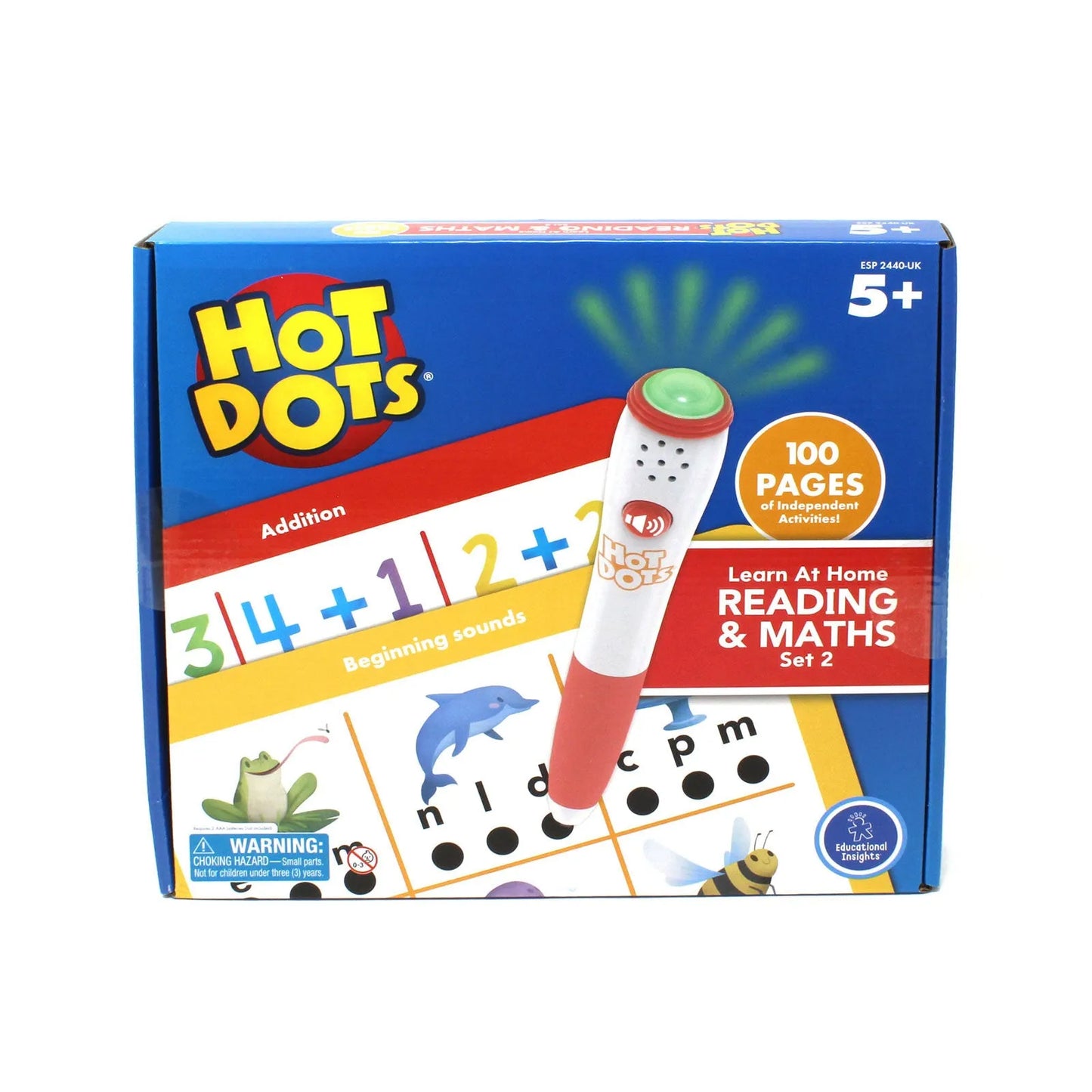 Hot Dots Learn at Home Reading & Maths Set 2 (5+ Years)