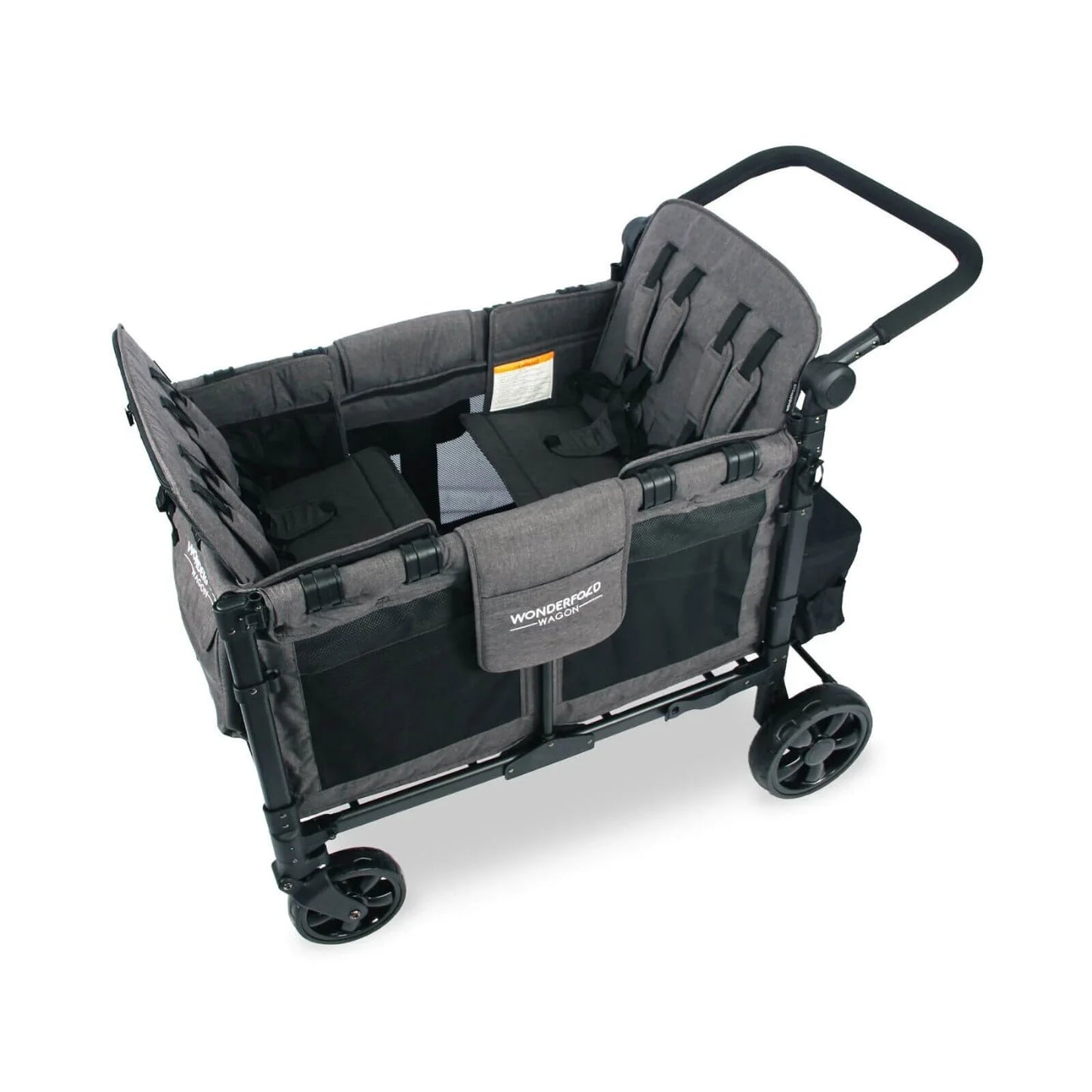 Wonderfold Wagon W4 Elite Quad Stroller Wagon - Charcoal Grey