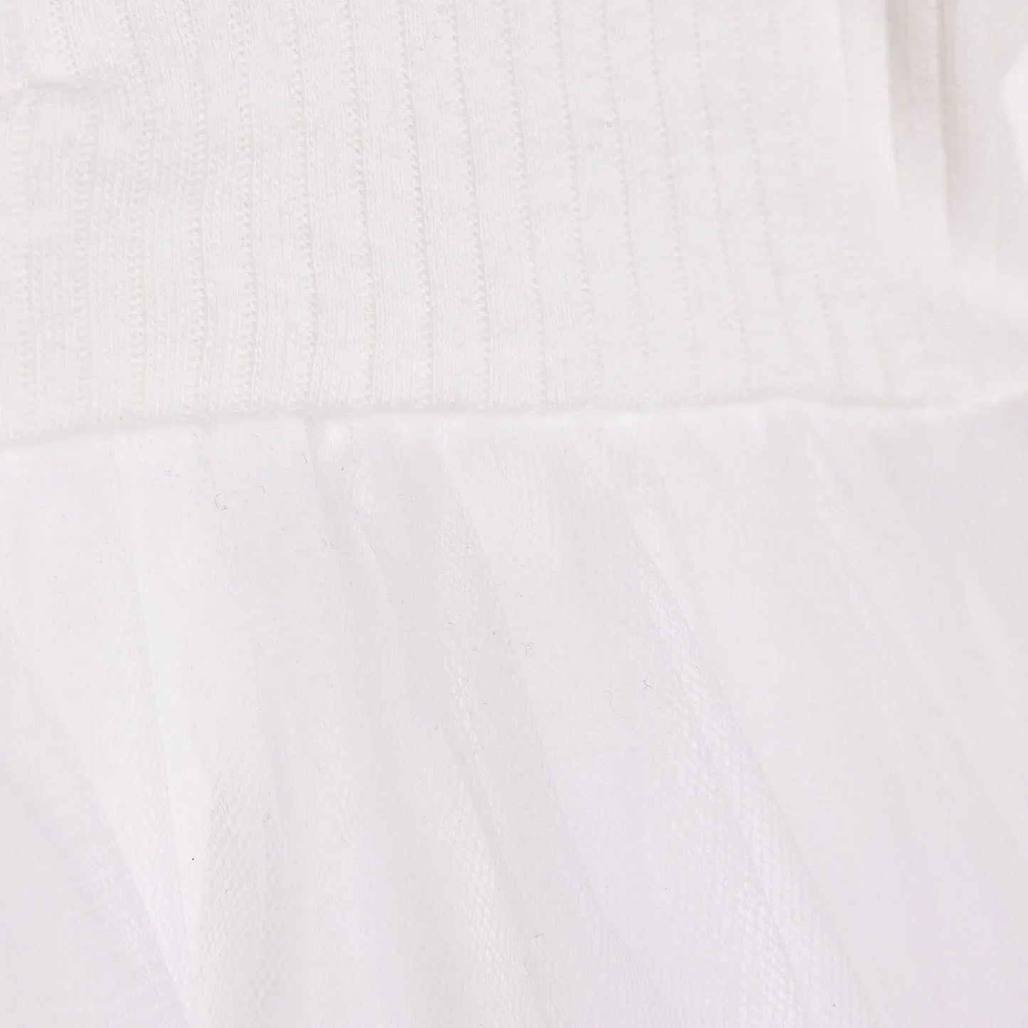 HelloBaby Newborn Girl Tulle Dress - Ecru