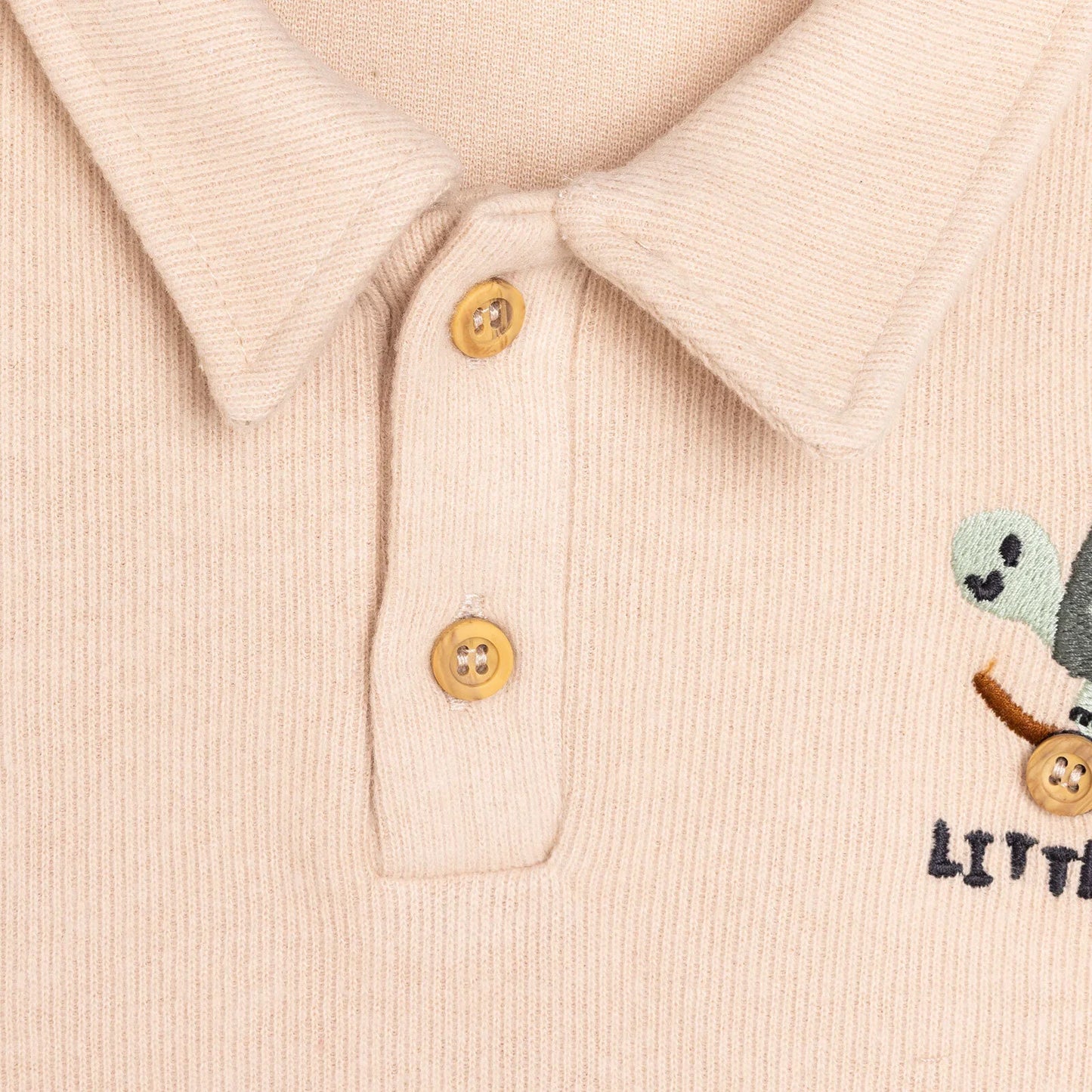 HelloBaby Little Dog Baby Boy Joggers - Beige