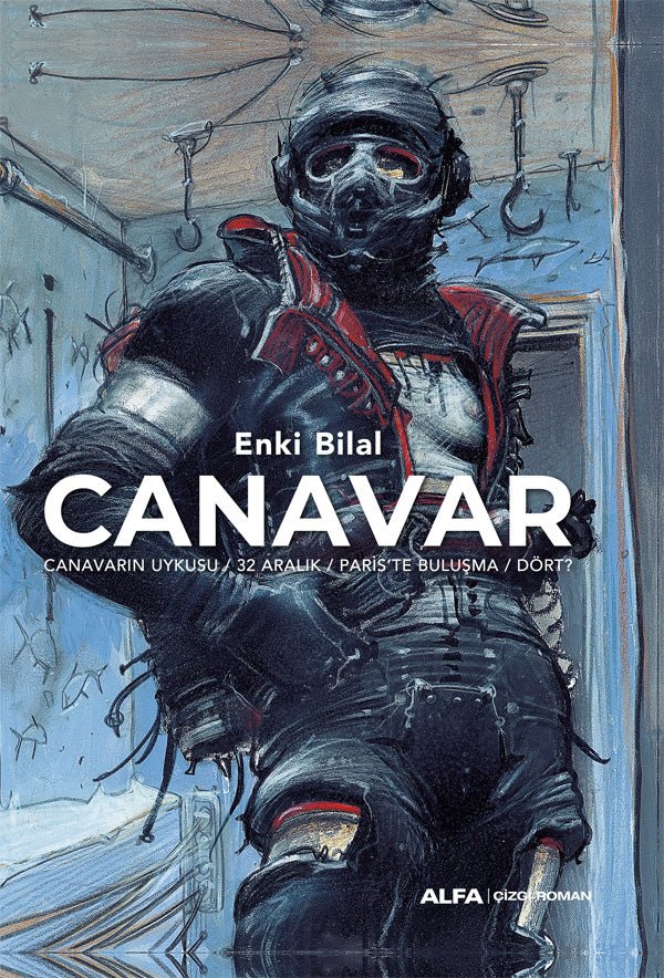 Canavar (Çizgi Roman - Ciltli) – Enki Bilal – Alfa Yayınları – kitap kapağı