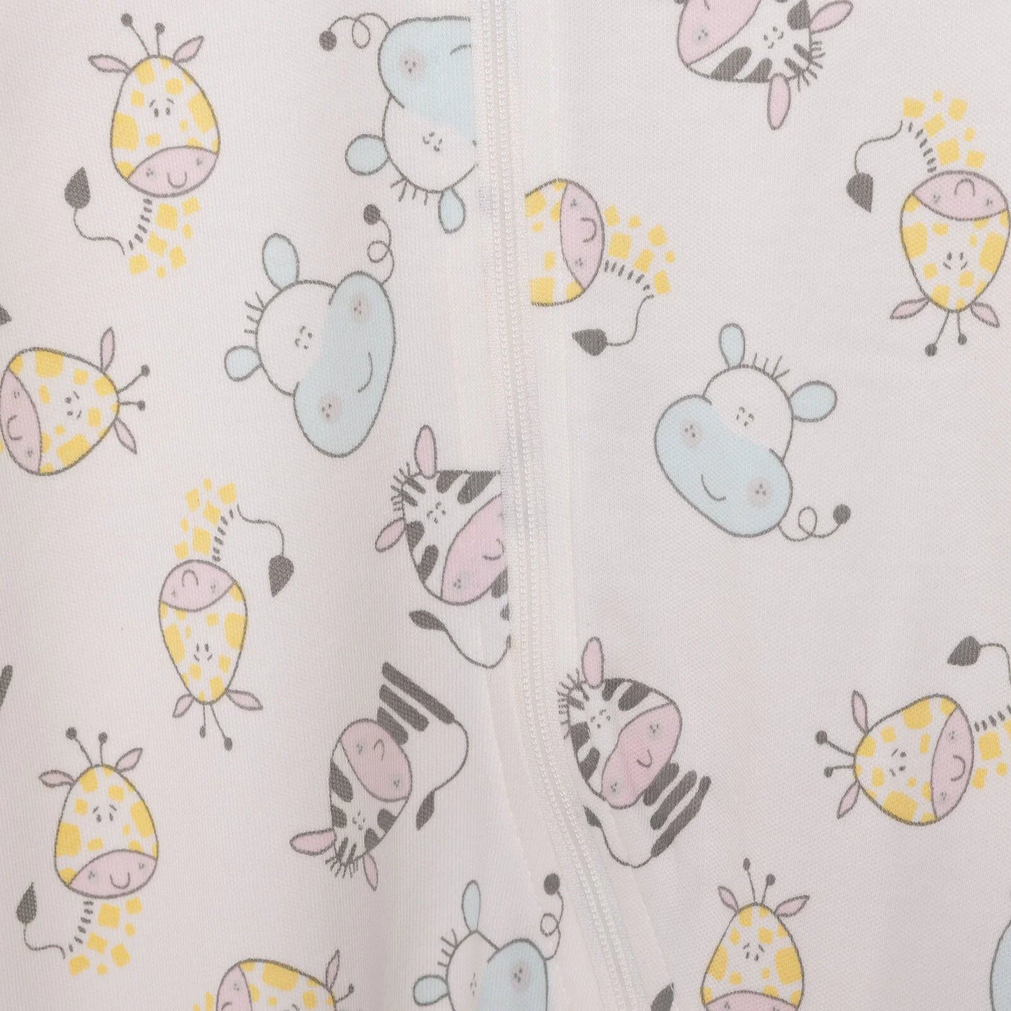 HelloBaby Newborn Girl Footed Jumpsuit - Ecru