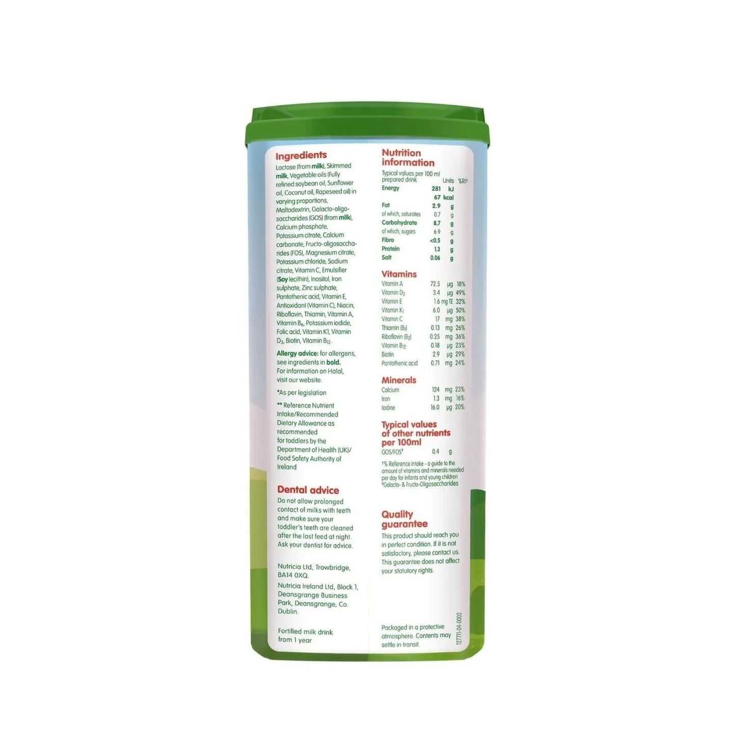 Cow and Gate 4 Toddler Milk Formula 2+ years 800g