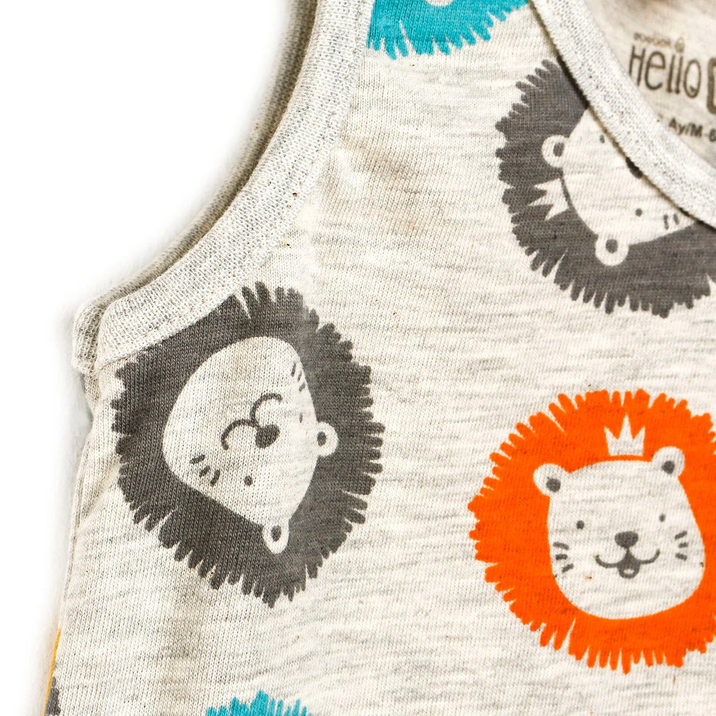 HelloBaby Basic Baby Boy Tank Top - Snow Melange