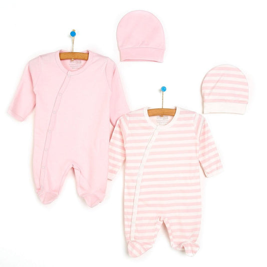 HelloBaby Newborn Baby Girl Striped 2-Pairs