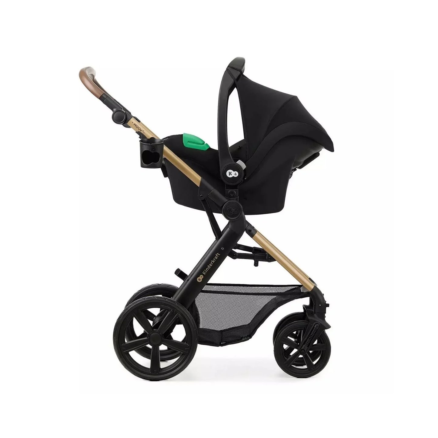 Kinderkraft Moov 2 3-in-1 Travel System - Black