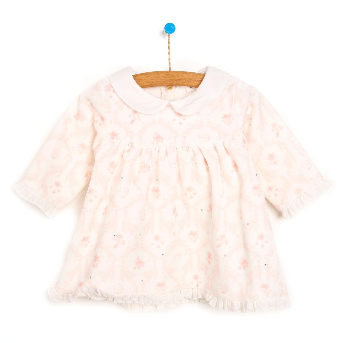 Bebetto Newborn Dress - Salmon