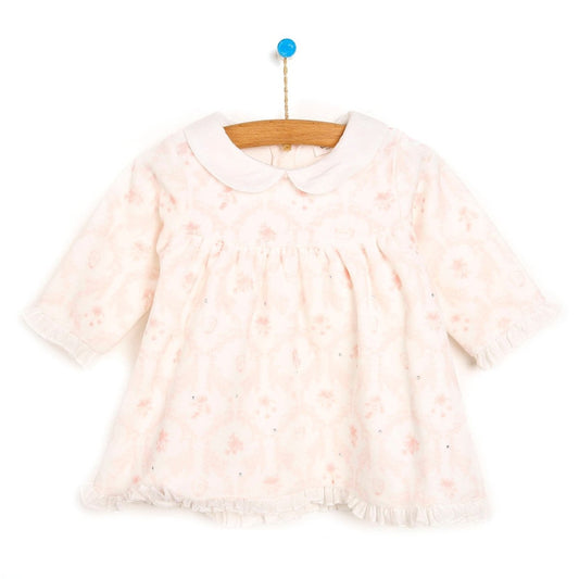 Bebetto Newborn Dress - Salmon