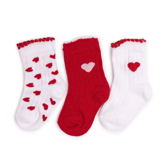 HelloBaby Ankle Socks 3 pcs - Red