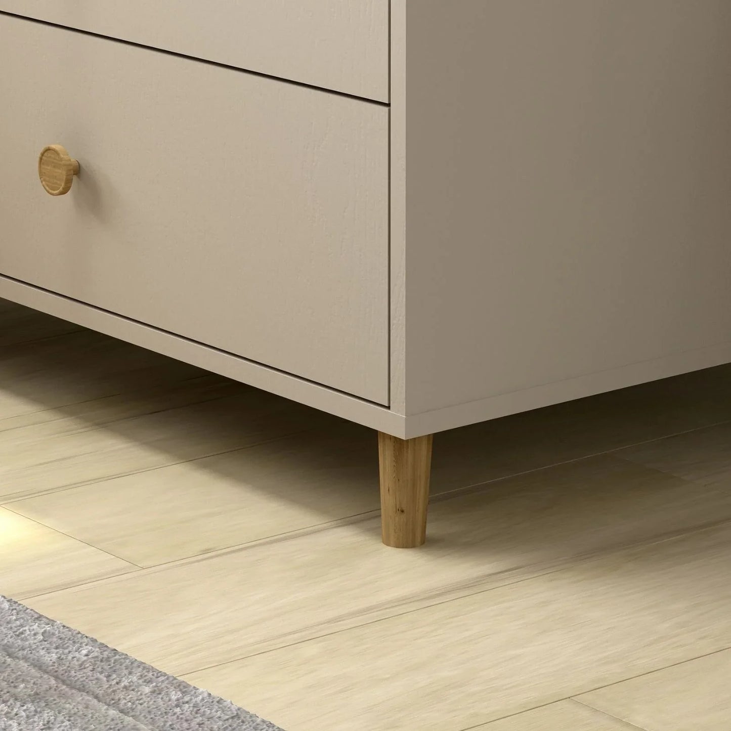 Shefa Kids 890 Changing Dresser - Cashmere Beige