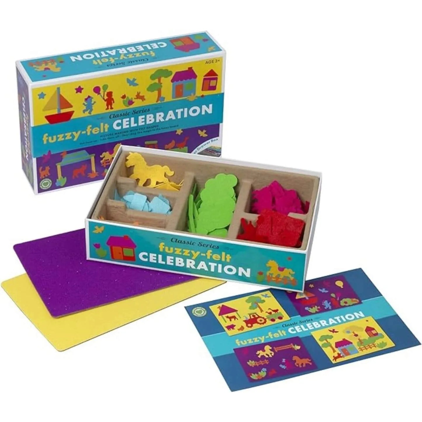 Peterkin Fuzzy Felt Retro Celebration Bumper Box