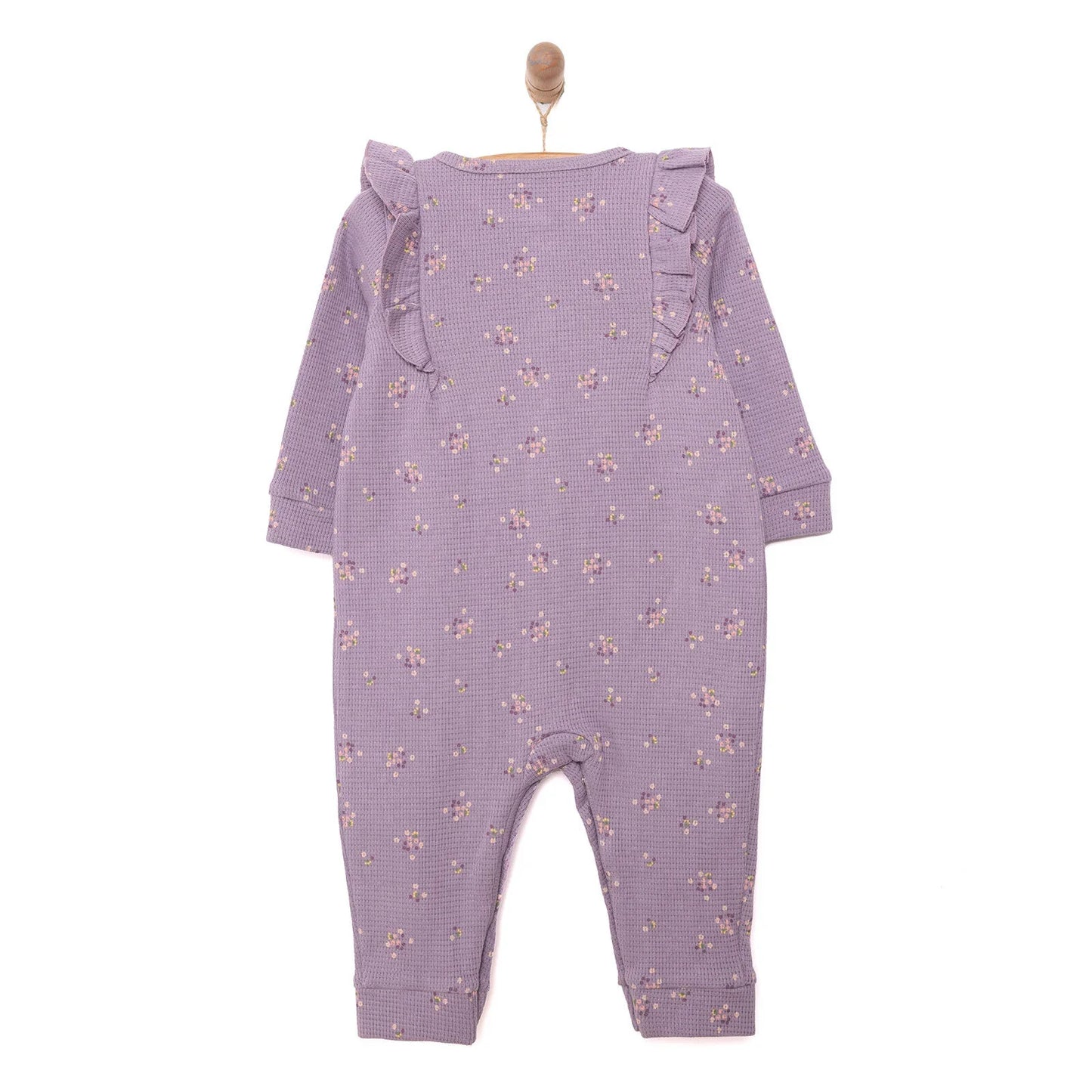 Cassiope Newborn Mini Flowers Jumpsuit - Purple