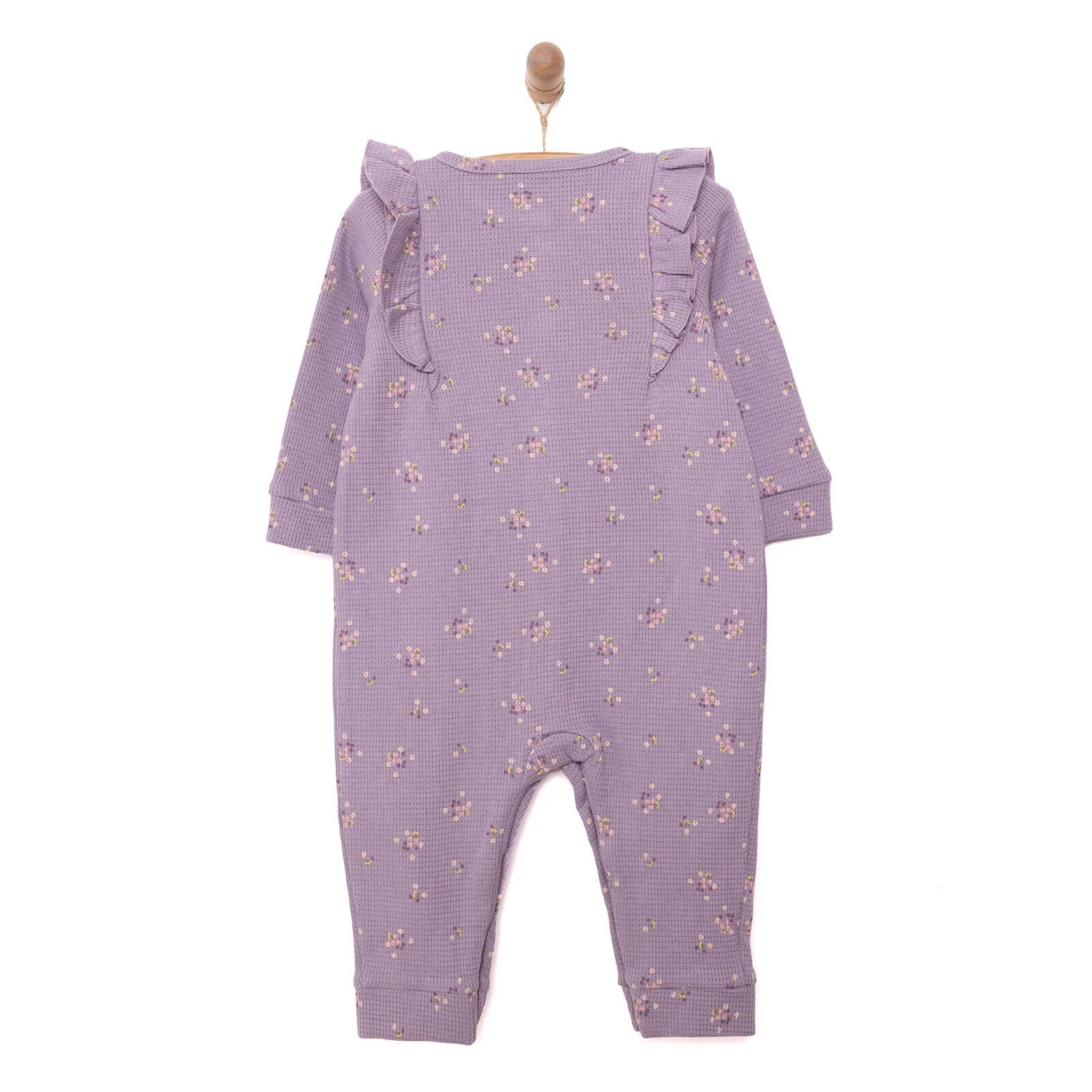 Cassiope Newborn Mini Flowers Jumpsuit - Purple