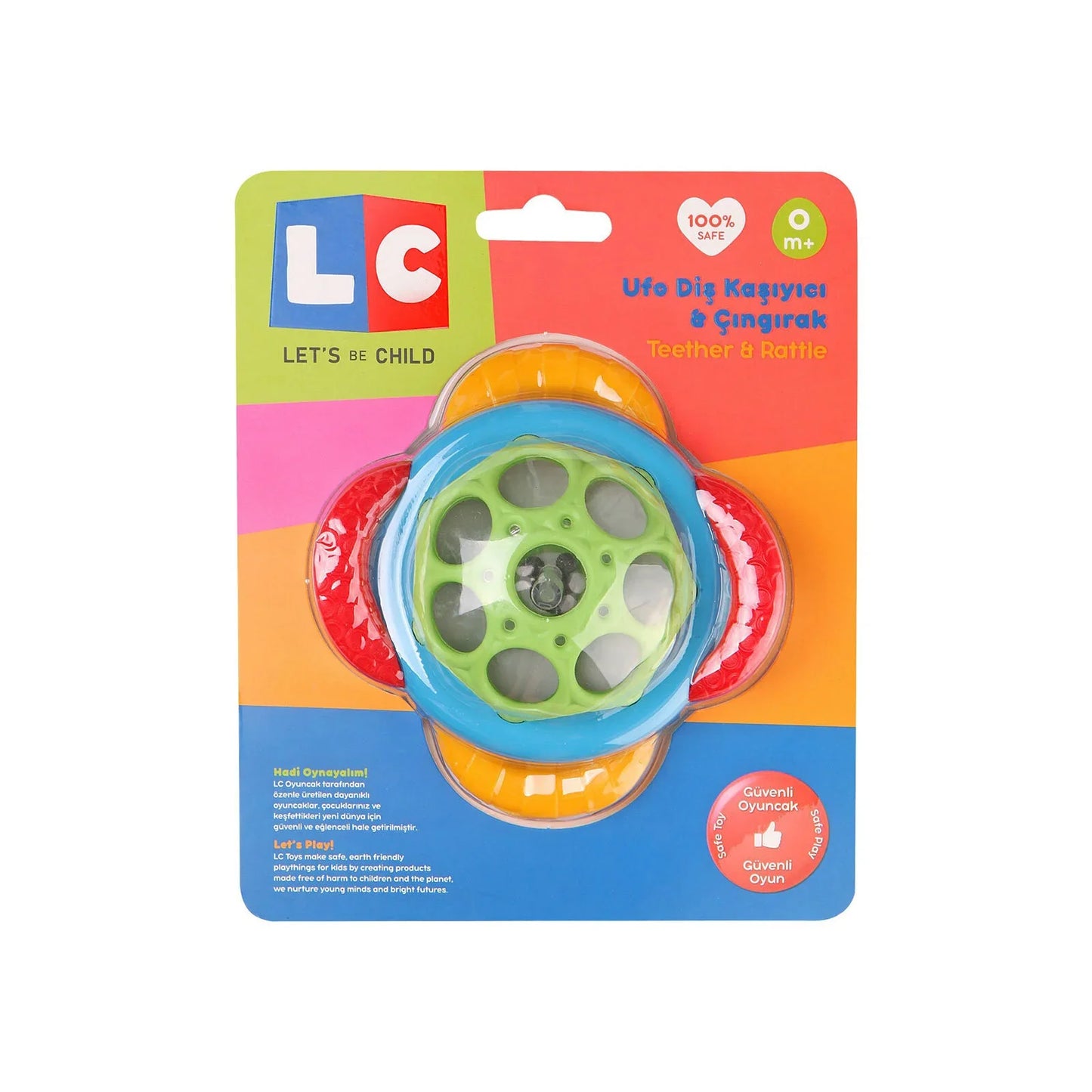 Let's Be Child Ufo Teether & Rattle