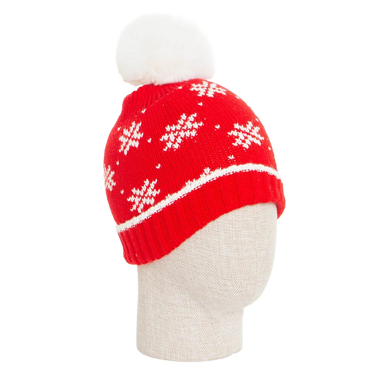 Little Plane Unisex Christmas Beanie - Red